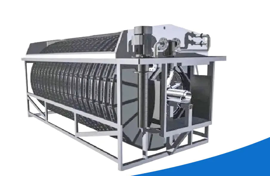 Daily cleaning and maintenance of fiber turntable filter cloth filter
