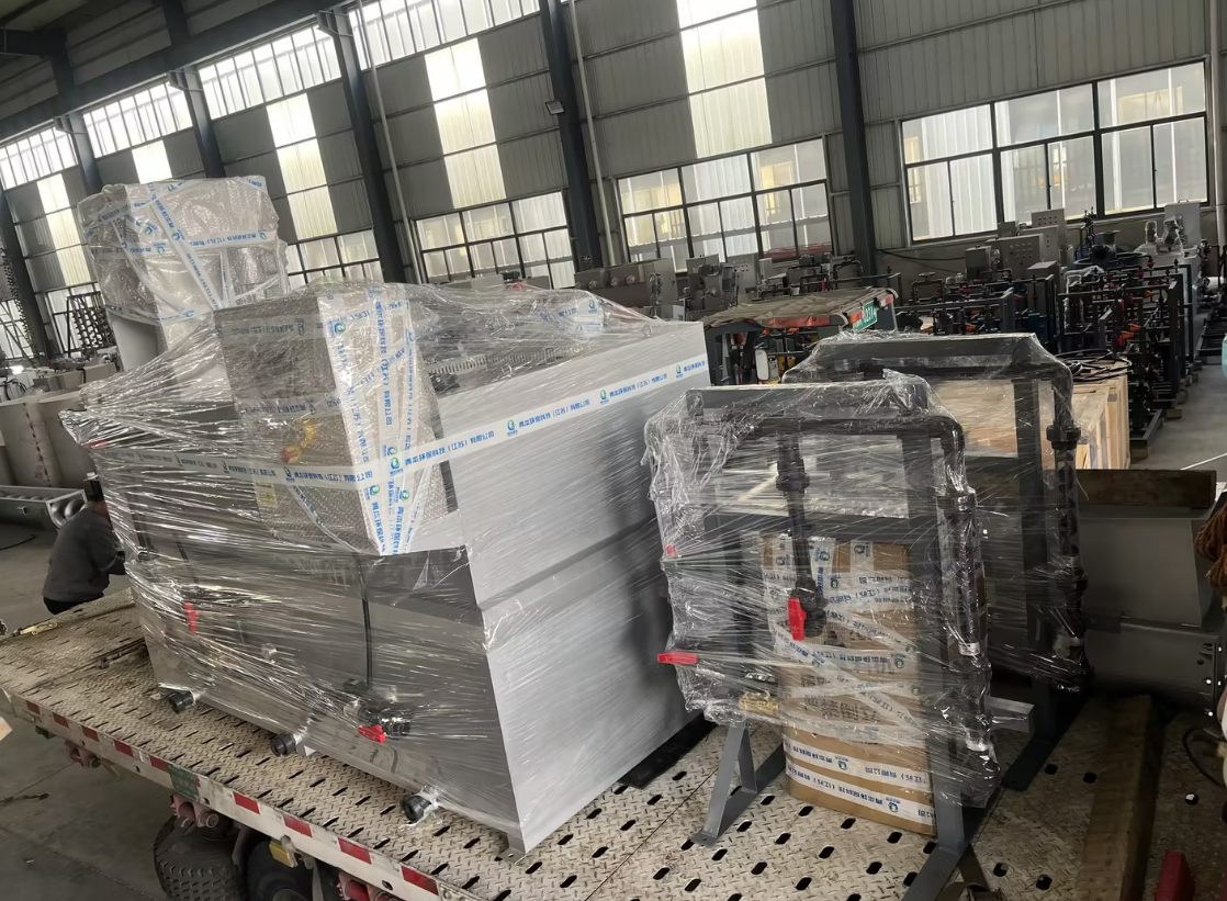Conveyor, dosing device sent to Henan
